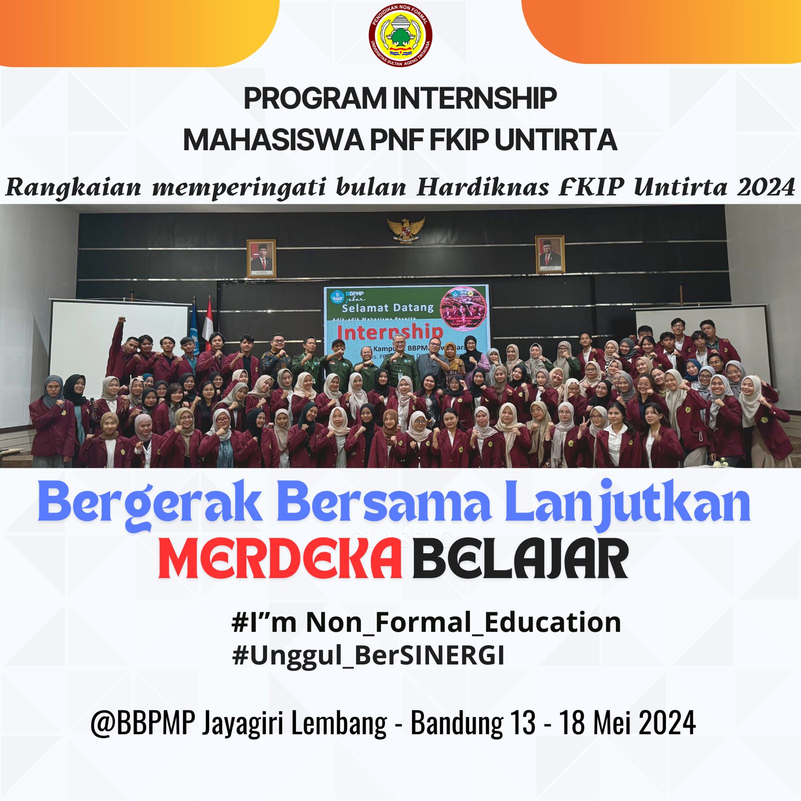 Pendidikan Non Formal FKIP UNTIRTA Menyelenggarakan Program Internship bagi Mahasiswa Semester 6