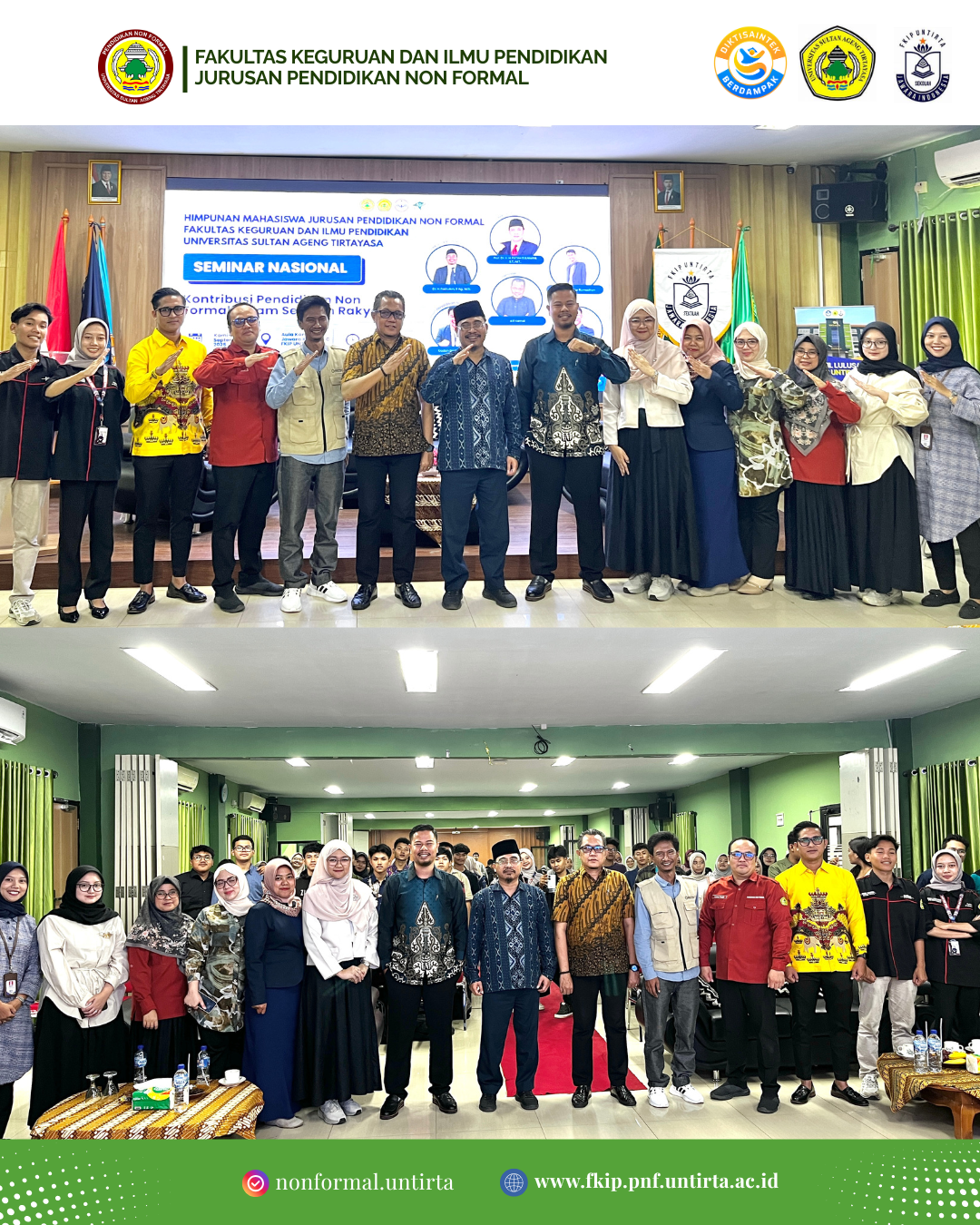 HMJ PNF UNTIRTA SUKSES SELENGGARAKAN SEMINAR NASIONAL 2025: KONTRIBUSI PENDIDIKAN NON FORMAL DALAM SEKOLAH RAKYAT